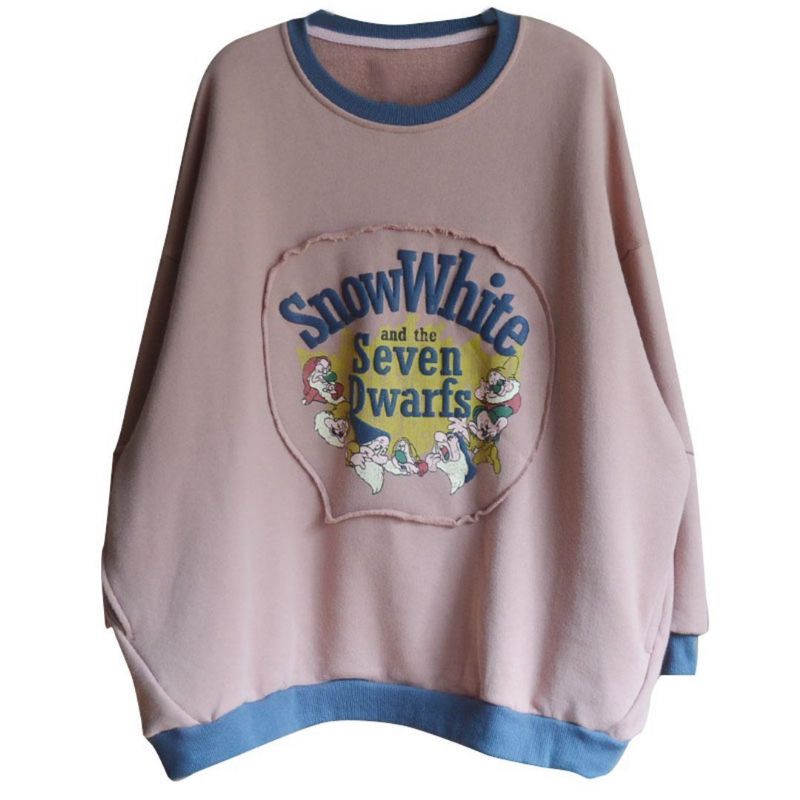 Sweatshirt Met Sneeuwwitje Zeven Dwergen Print